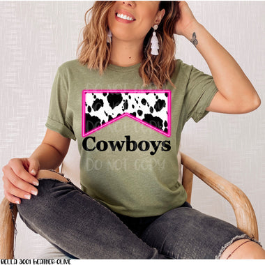 Cowboys Screen Print High Heat Transfer W96
