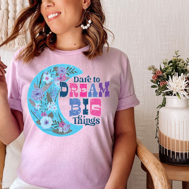 *No Restocks* Dare to Dream Big Screen Print Transfer High Heat U143