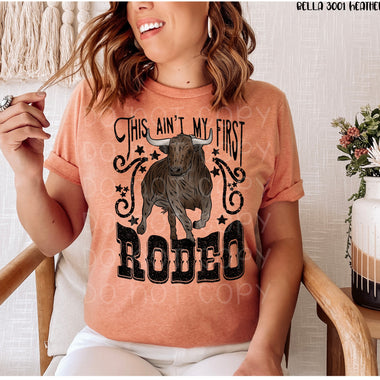 Ain't My First Rodeo Screen Print High Heat Transfer W25
