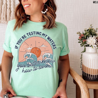 Testing my Waters Screen Print Transfer I35