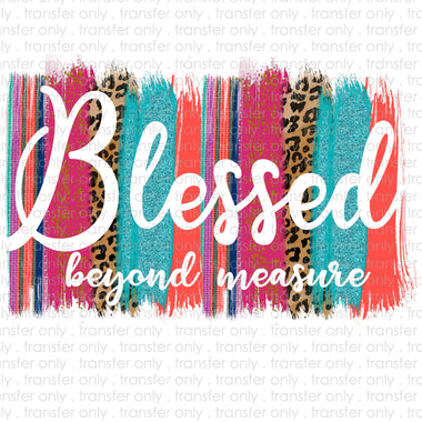Blessed Brush Stroke Sublimation Transfer