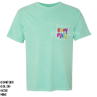 Summer Tie Dye Pocket Size Screen Print Transfers BB37