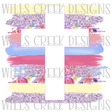 Cross Brush Strokes Digital Download