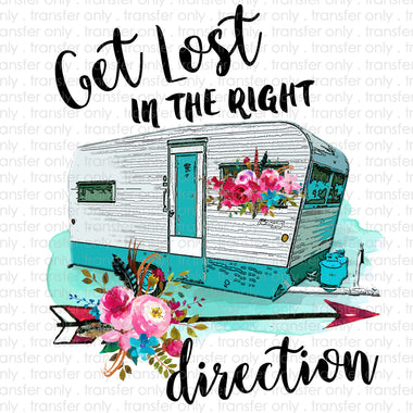 Get Lost in the Right Direction Sublimation Transfer
