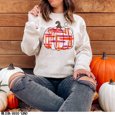 "No restocks" Abstract Pumpkin Screen Print High Heat Transfer Q106