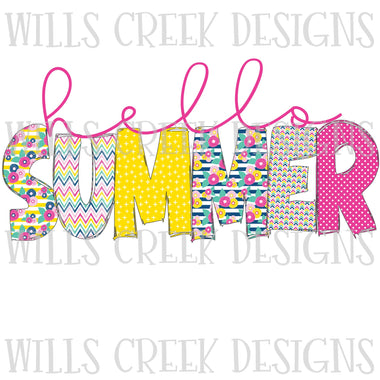 Hello Summer Digital Download
