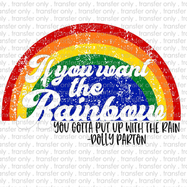 If you Want the Rainbow Sublimation Transfer