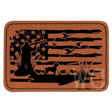 Duck Flag Leather Patches *Patch Only*