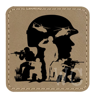 Soldier Leather Patches *Patch Only*