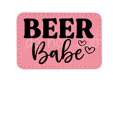 Beer Babe Leather Patches *Patch Only*