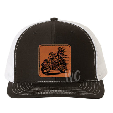 Skull Motorcycle Leather Patches *Patch Only*