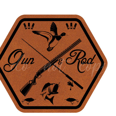 *Hat Press Required* Gun & Rod Patches