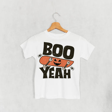 “No restocks” Boo Yeah Toddler Screen Print High Heat Transfer W62