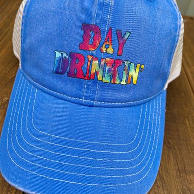 Day Drinkin' Tie Dye Pocket Size Screen Print Transfers QQ64