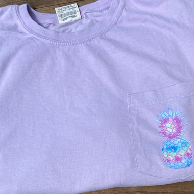 Colorful Pineapple Pocket Size/Hat/Koozie/Onsie/Tea Towel Screen Print Transfers Y15