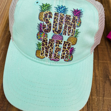 Summer Pineapples Pocket Size Screen Print Transfers Y22