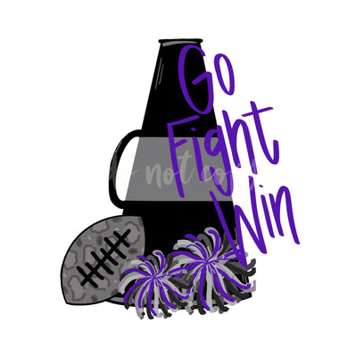 Go Fight Win Purple Digital Download
