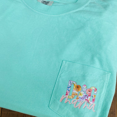 Dog Mama Pocket/Hat/Koozie Size Screen Print Transfers Z19