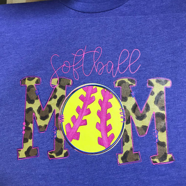 “No restocks” Softball Mom Screen Print Transfer B48