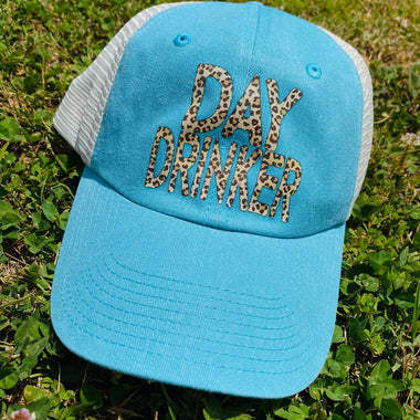 Day Drinker Pocket/Hat/Koozie Size Screen Print Transfers QQ64