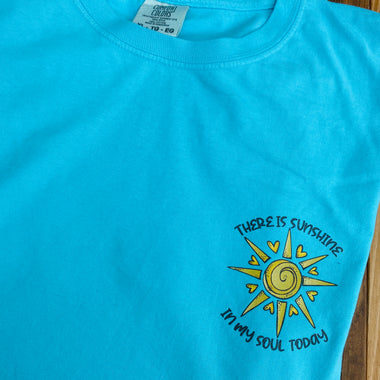 There is Sunshine in my Soul Today Pocket Size Screen Print Transfers Y33