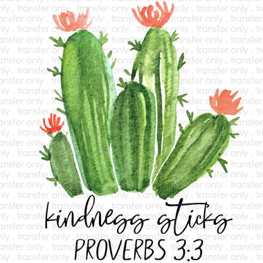 Kindness Sticks Sublimation Transfer