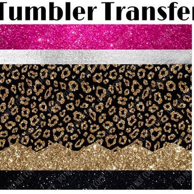 Cheetah Pencil Skinny Tumbler Seamless Sublimation Transfer