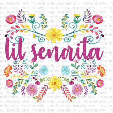 Lil Senorita Sublimation Transfer