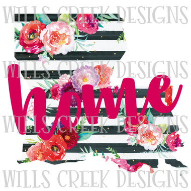 Lousiana Home Stripes Digital Download