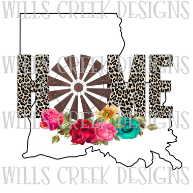 Louisiana Home Windmill Digital Download