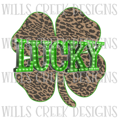 Lucky Shamrock Marquee Digital Download