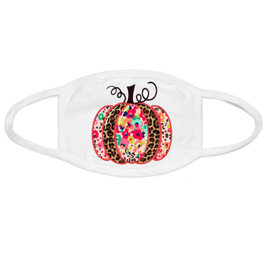 Floral Leopard Pumpkin Pocket/Koozie Screen Print Transfer Z8