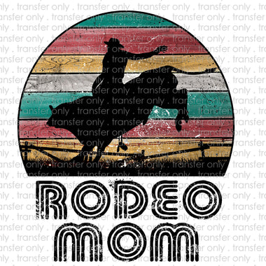 Rodeo Mom Bull Riding Sublimation Transfer