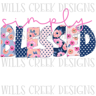 Simply Blessed Digital Download