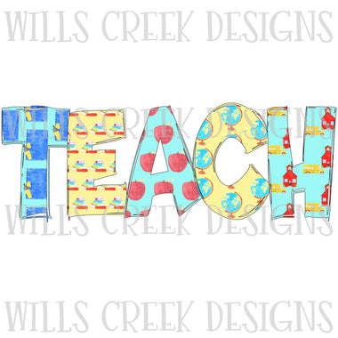 Teach Doodle Digital Download