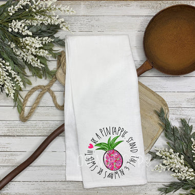 Be a Pineapple Tea Towel Screen Print Transfers Y31