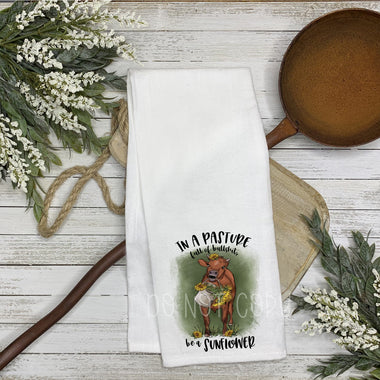 Be a sunflower Towel Screen Print Transfers BB1