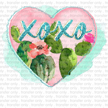 XoXO Cactus Sublimation Transfer