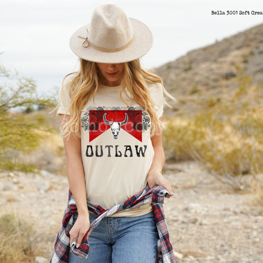 "No restocks" Outlaw Skull Screen Print High Heat Transfer R13