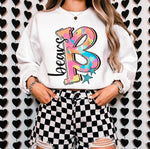 Chaotic Print Bears DTF Transfer