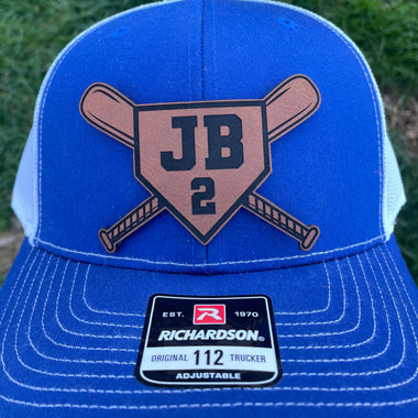 Personalized Baseball/Softball Leatherette Patch *HAT PRESS REQUIRED*