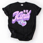 Be Kind Foil Heart DTF Transfer