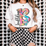 Chaotic Print Bulldogs DTF Transfer