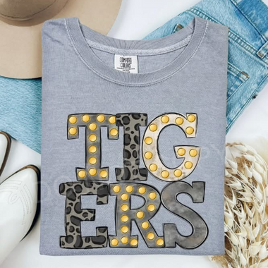 Neutral Marquee Mascot Tigers DTF Transfer