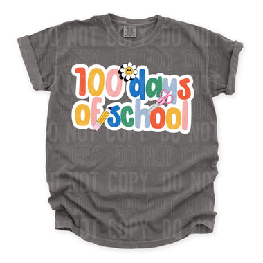 100 Days of School DTF Transfer