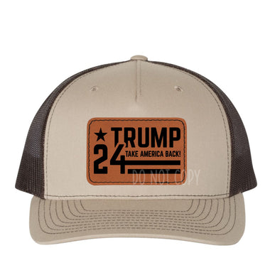 Trump 24 Leather Patches *Patch Only*