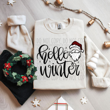 Hello Winter DTF Transfer (SWD)
