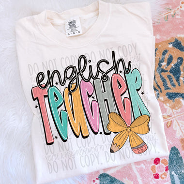English Teacher DTF Transfer (SWD)