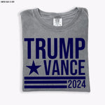 Trump Vance 2024 Navy Screen Print Transfer A23