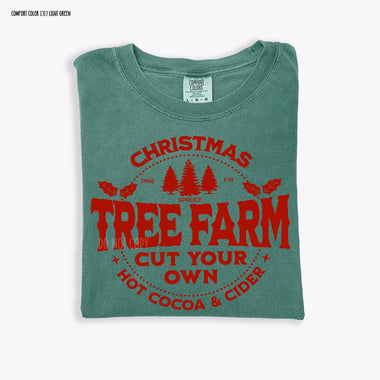 Christmas Tree Farm Screen Print Transfer R89